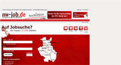 Desktop Screenshot of nw-job.de