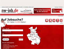 Tablet Screenshot of nw-job.de